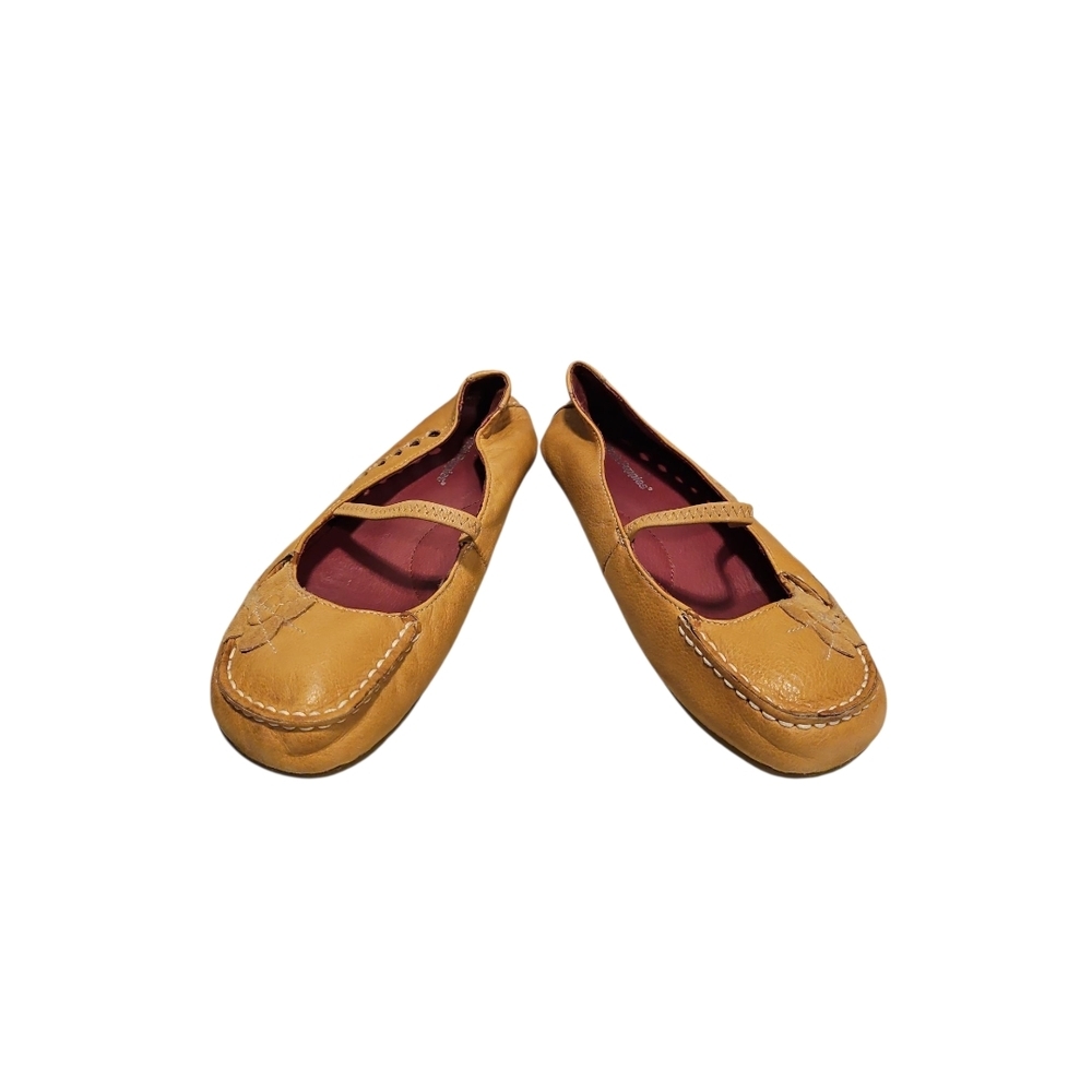 Hush Puppies Tan Slip-On Moccasins